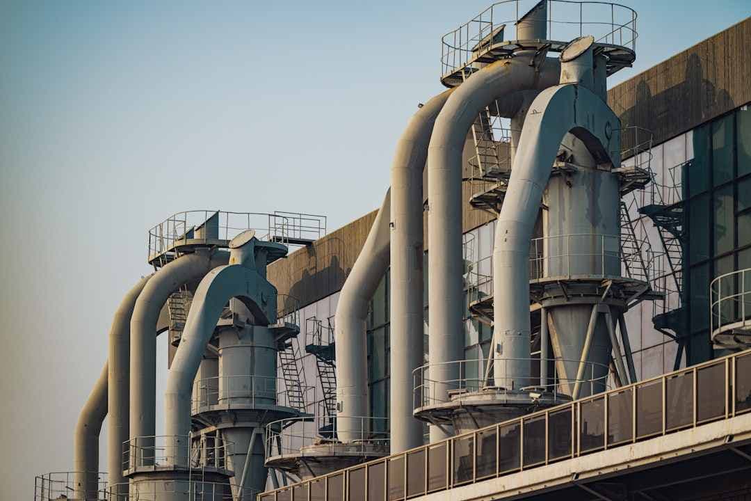 Industrial processing facility exterior